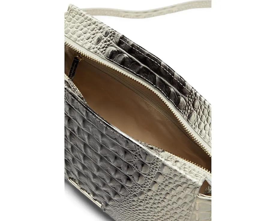 Сумка Brahmin Hillary из кожи с крокодиловым принтом и регулируемым ремнем