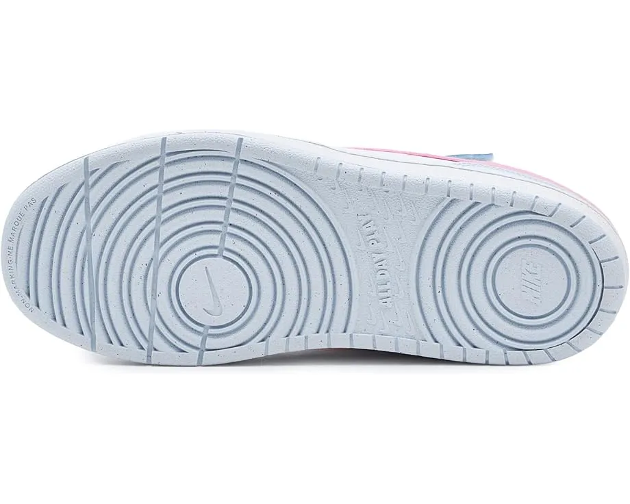 Кроссовки Nike Kids Court Borough Low Essential+ с эластичными шнурками и липучкой