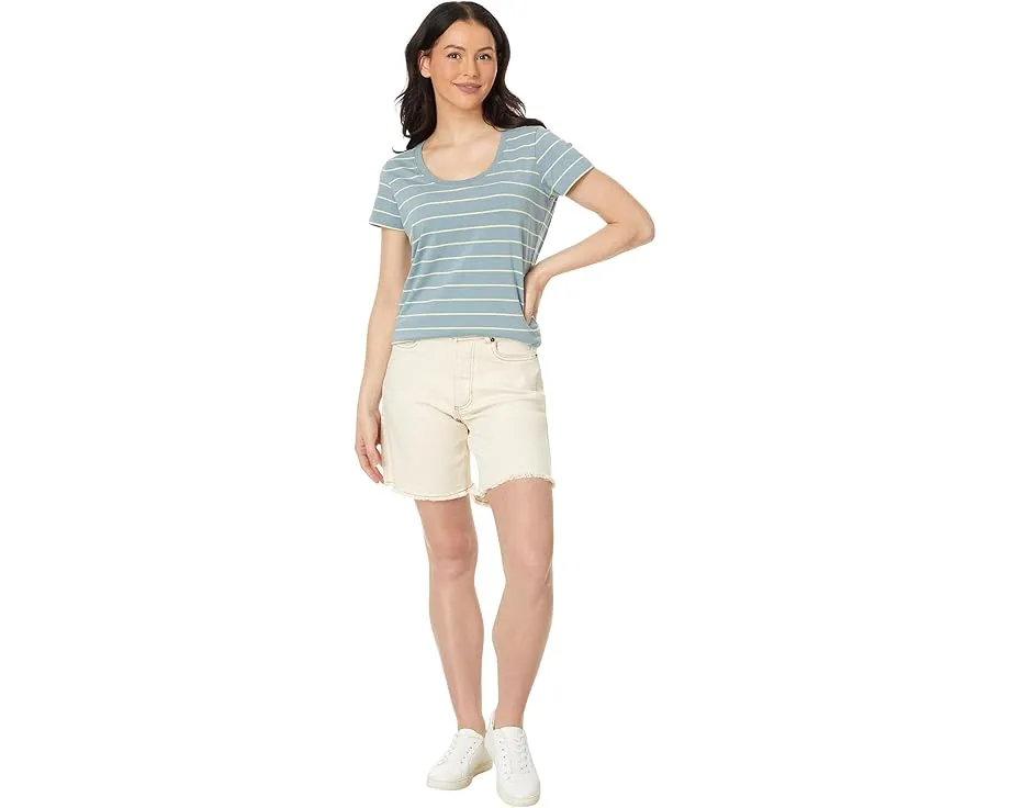 Мягкая футболка L.L.Bean с круглым вырезом и коротким рукавом из ткани Supima