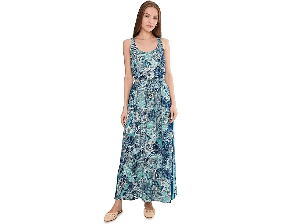 Макси-платье Sleeveless Woven Maxi Dress с поясом от Liverpool Los Angeles