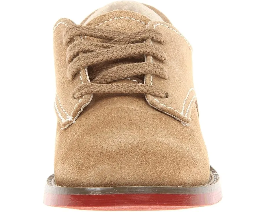 FootMates оксфорды Bucky 2 для детей из мягкой замши с кожаной стелькой
