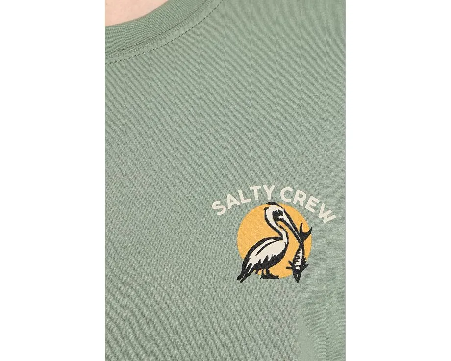 Футболка The Catch с коротким рукавом Salty Crew зеленого цвета