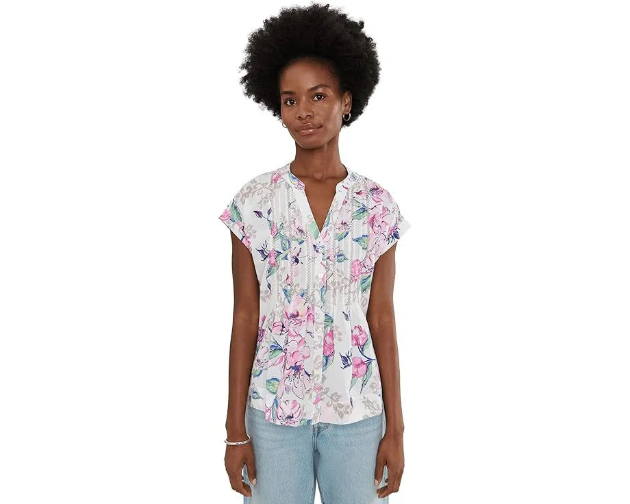 Топ Floral Gardens с вышивкой крестиком Tommy Bahama