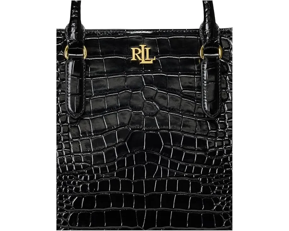 Сумка-сатчел Lauren Ralph Lauren Embossed Leather Large Marcy из тисненой кожи