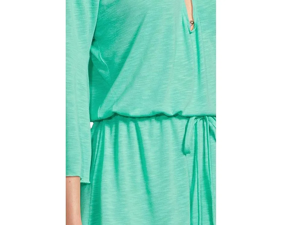 Комбинезон BECCA с открытыми плечами и расклешенными рукавами