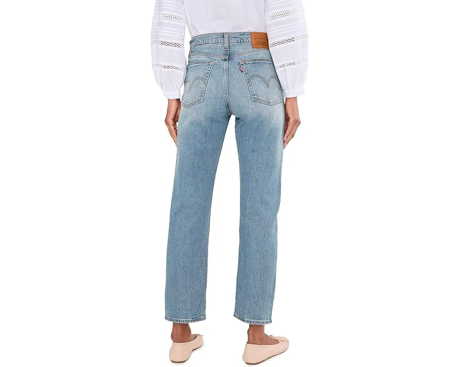 Джинсы Levi's Premium Wedgie Straight свободного кроя с прямыми штанинами