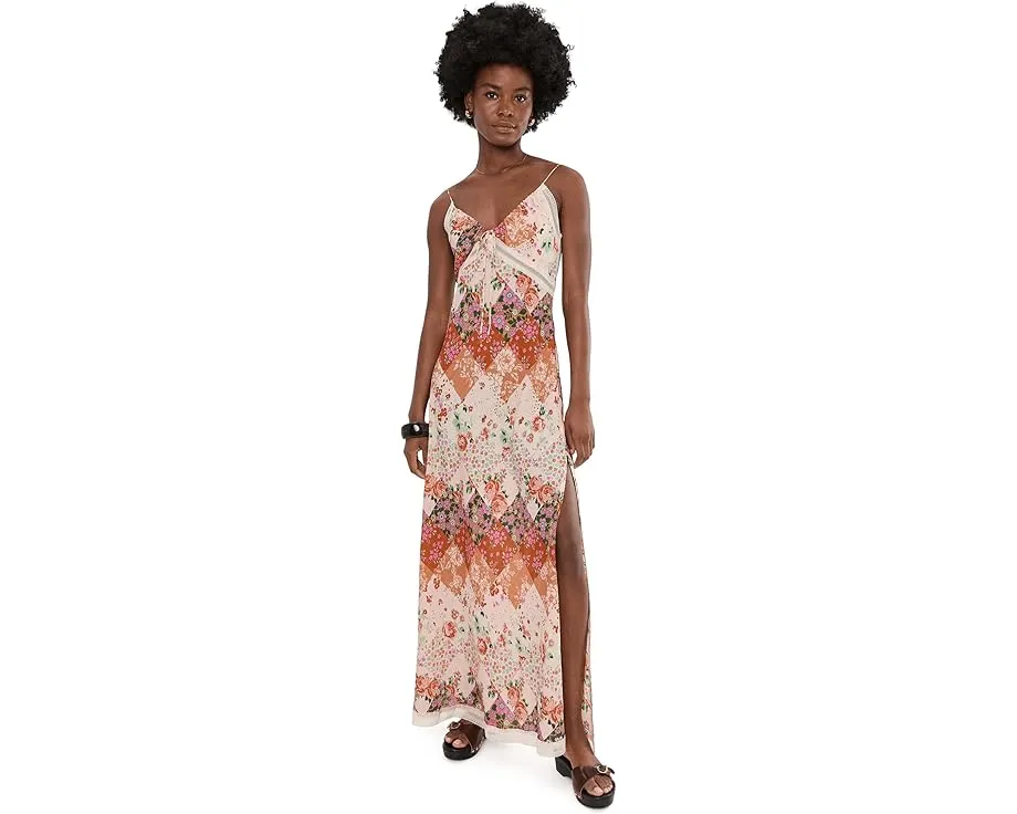 Платье миди Daisy Fields Maxi от Free People из принтованной сетки