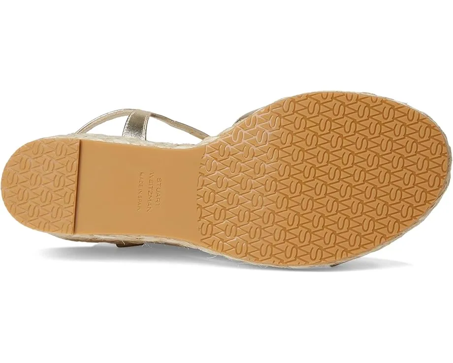 Эспадрильи Stuart Weitzman Dayna Espadrille Wedge на танкетке с ремешком на щиколотке