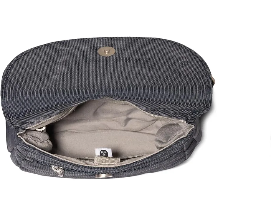 Сумка Baggallini Dash Crossbody с защитой RFID и карманом для губной помады