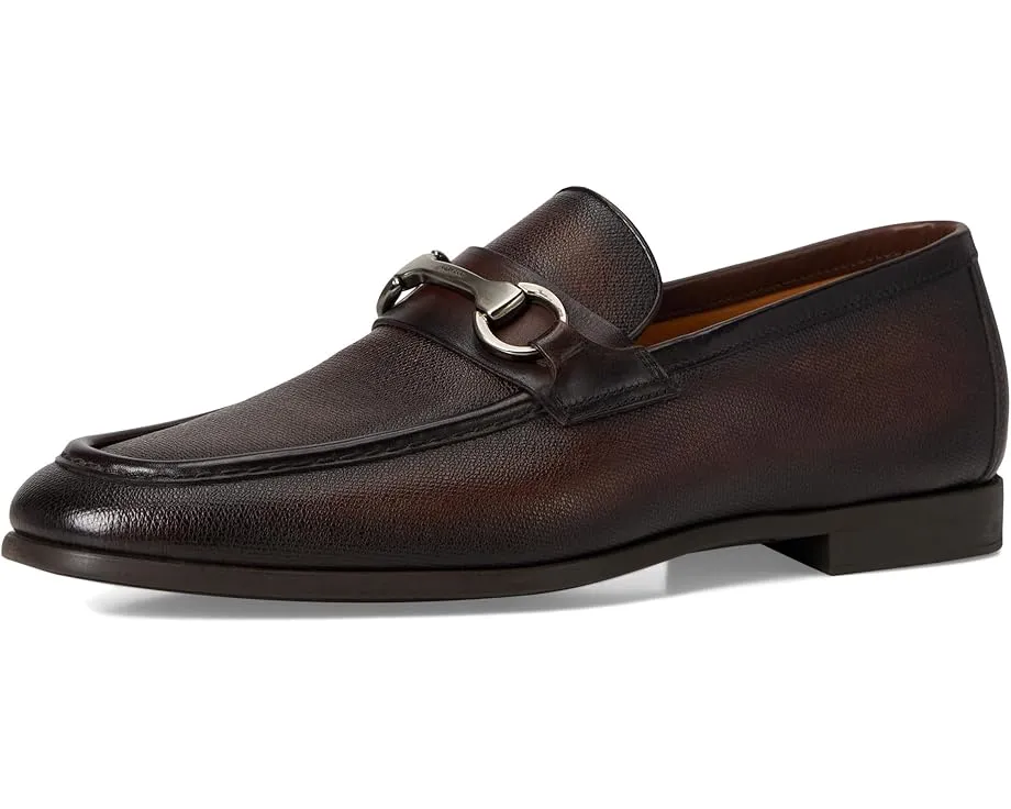 Magnanni Darien лоферы из текстурированной кожи с металлической деталью