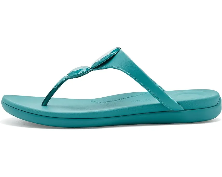 Босоножки Solay Glossy Disc с перепонкой на мыске FitFlop