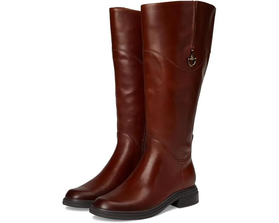 Naturalizer Сапоги для верховой езды 27 Edit Oslo Wide Calf с декоративной пряжкой