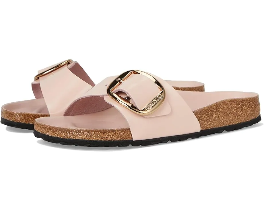 Сандалии Birkenstock Madrid Big Buckle с открытым носком и пробковой стелькой