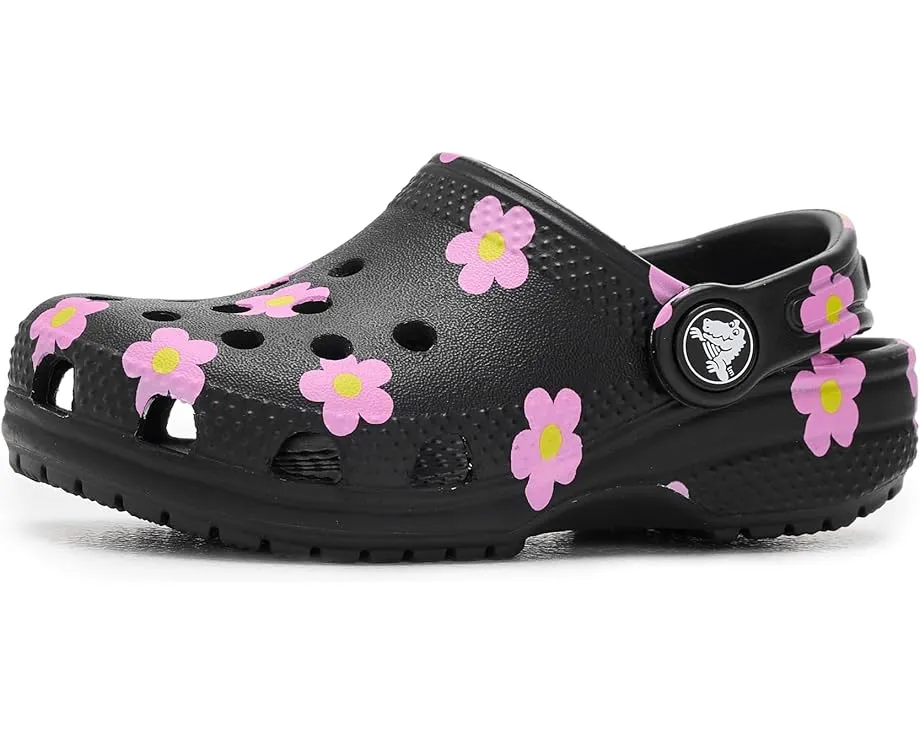 Классические кроксы Crocs Kids с узорами и графикой для детей