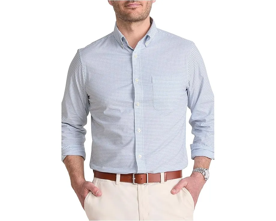 Vineyard Vines Рубашка Calabash Check из хлопка с добавлением спандекса