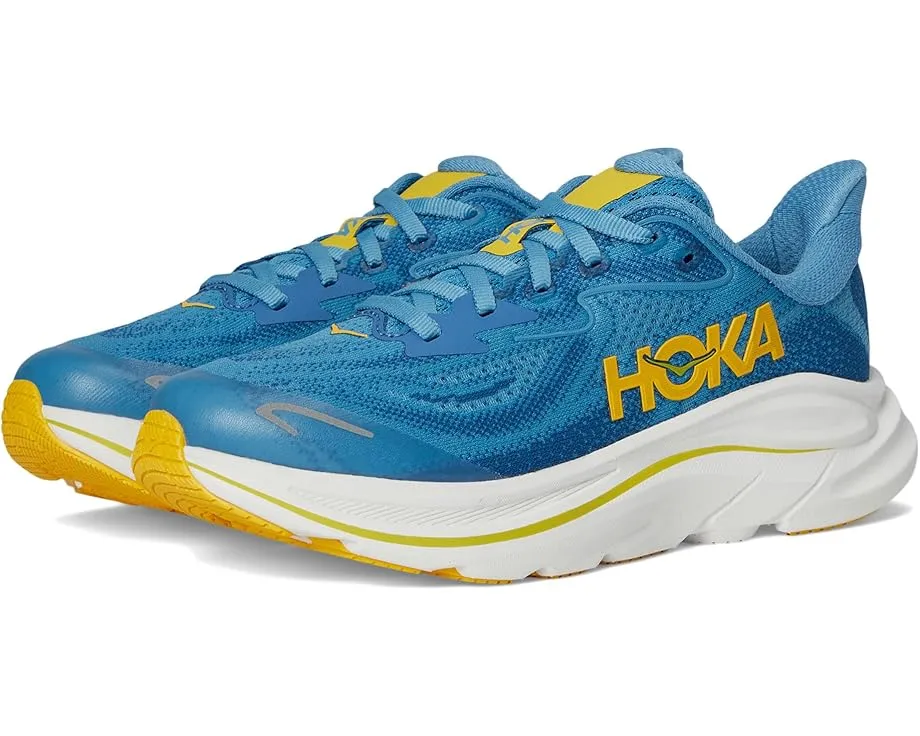 Детские кроссовки Hoka Kids Clifton 10 с амортизирующей подошвой и сетчатым верхом