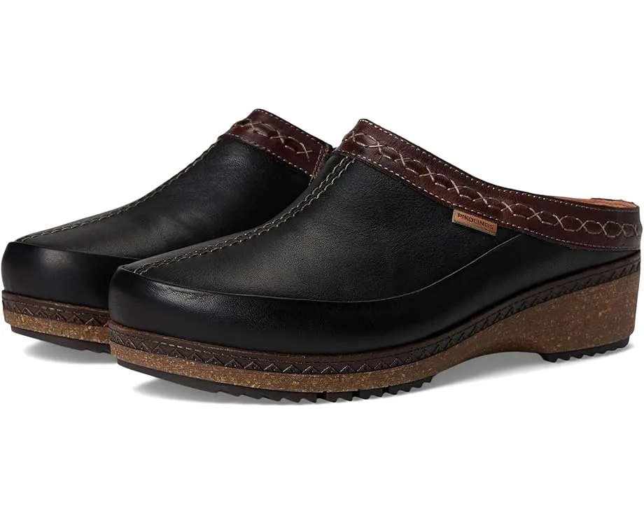 Сланцы PIKOLINOS Granada на каблуке с кожаным верхом