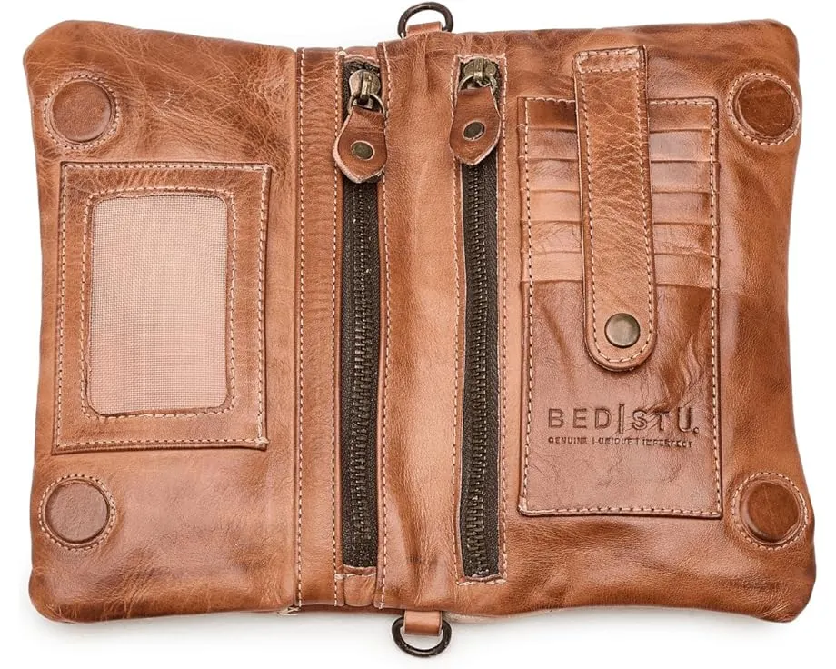 Сумка Cadence Pw из кожи растительного дубления с двумя ремнями Bed Stu