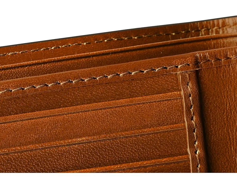 Bosca Roma Italia кожаный кошелек-бифолд с окошком для удостоверения