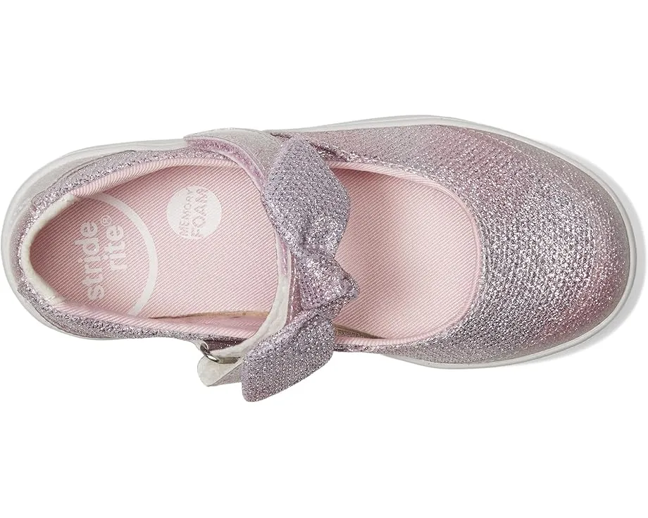 Туфли Stride Rite SR Selena для детей с блестящей кожей и застёжкой на липучке