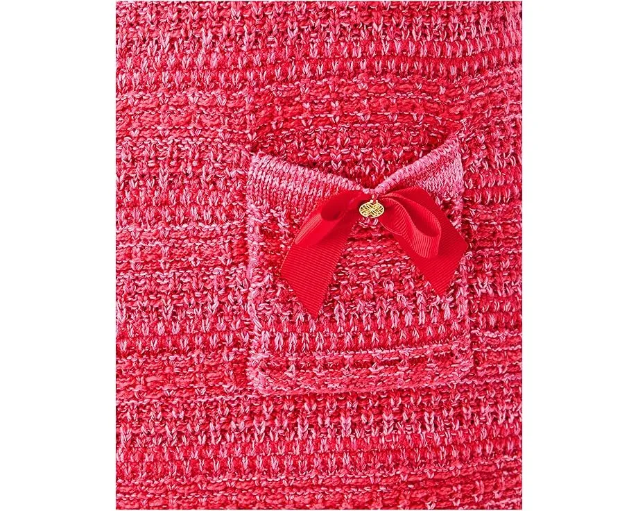 Платье-свитер Lilly Pulitzer Rhysa с бахромой и металлизированными деталями