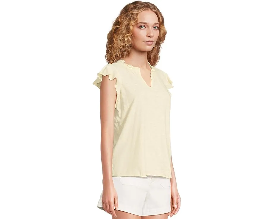 Топ Sleeveless Ruffle без рукавов с воланами от Mod-o-doc