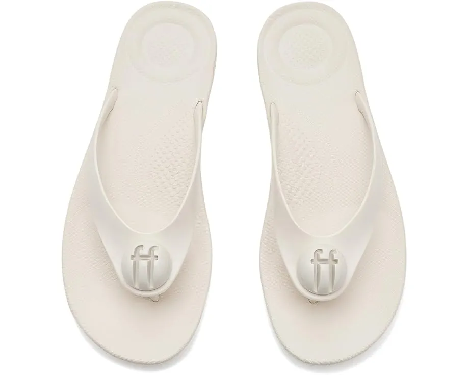 Шлепанцы iQushion Glossy Button FitFlop с резиновым верхом