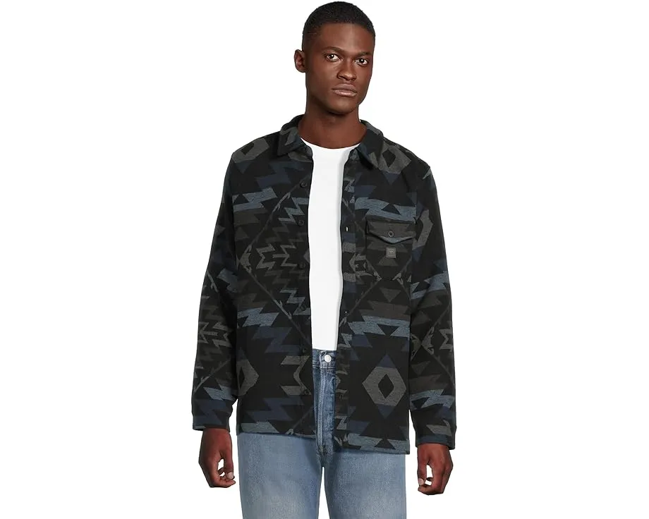 Рубашка-шакет Hurley Santa Cruz Jacquard с геометрическим принтом