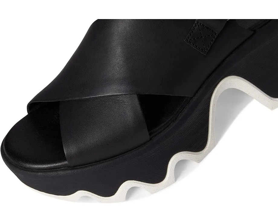 Сандалии SOREL Kinetic Aura Slingback с перекрестным ремешком и квадратным каблуком