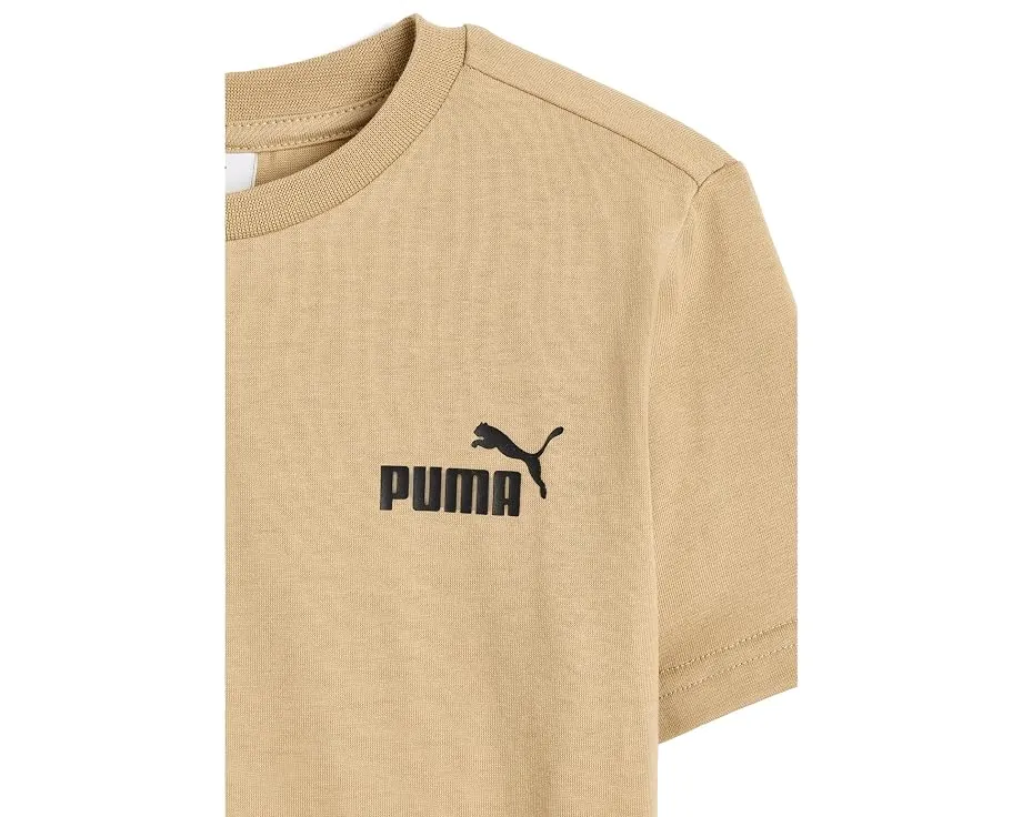 Детский комплект из футболки с логотипом и шорт Puma Black