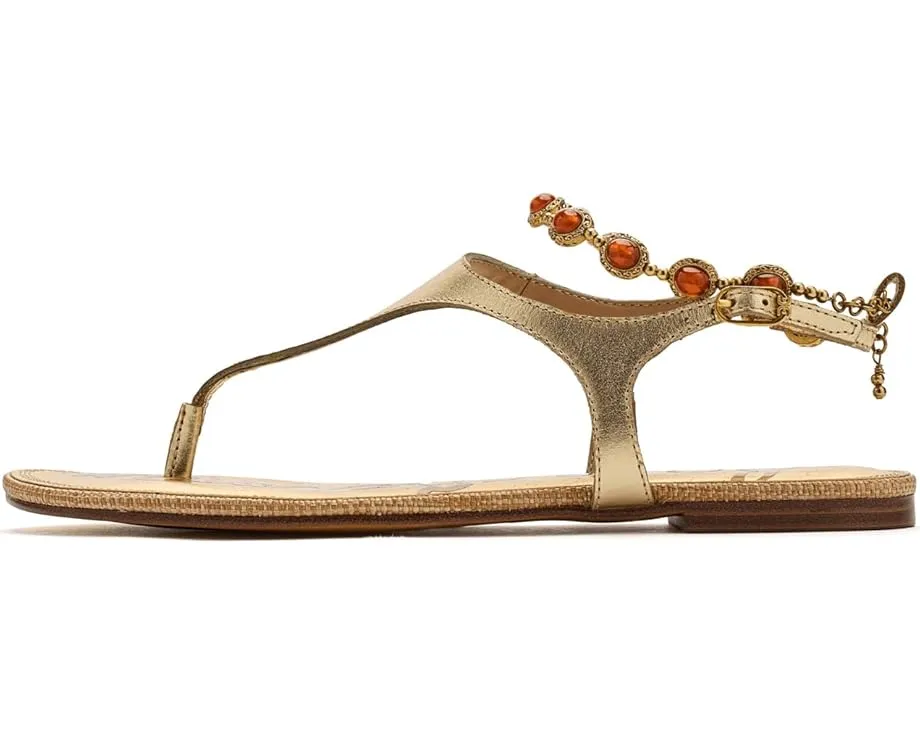 Сандалии Sam Edelman Canna с украшением на щиколотке и круглым носком