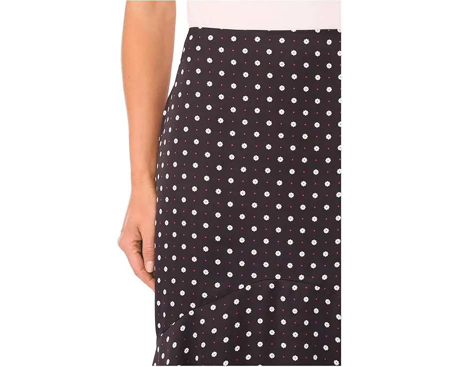 Мидская юбка CeCe из шармеза с пышным подолом