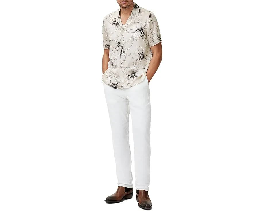 John Varvatos Рубашка Dan с принтом и коротким рукавом