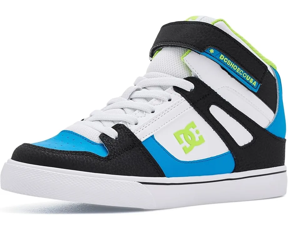 Детские кроссовки DC Kids Pure Hi Top EV высокие на липучке