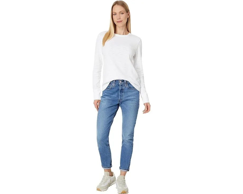 Длинная футболка Lilla P с резинкой на манжетах и воротнике