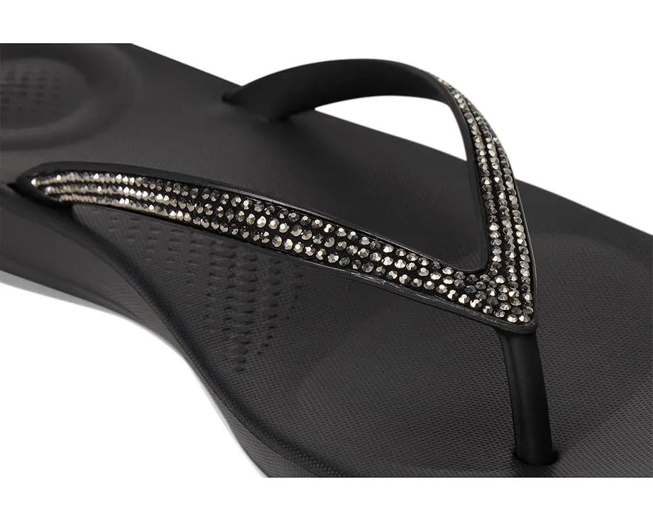 FitFlop шлепанцы Iqushion Sparkle с кристаллами и технологией амортизации