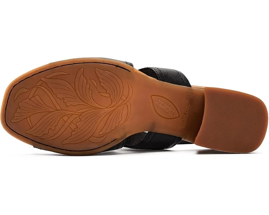 Сандалии Born Swinton с каблуком из натурального дерева