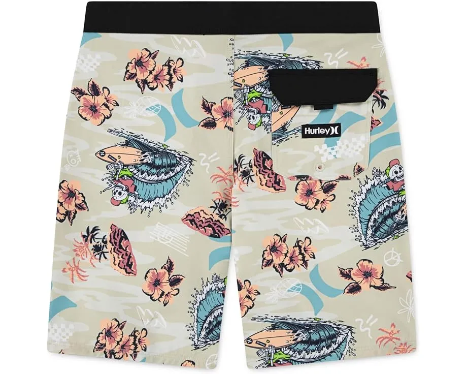 Детские плавательные шорты Hurley Kids Doodle Isle Board Shorts с принтом