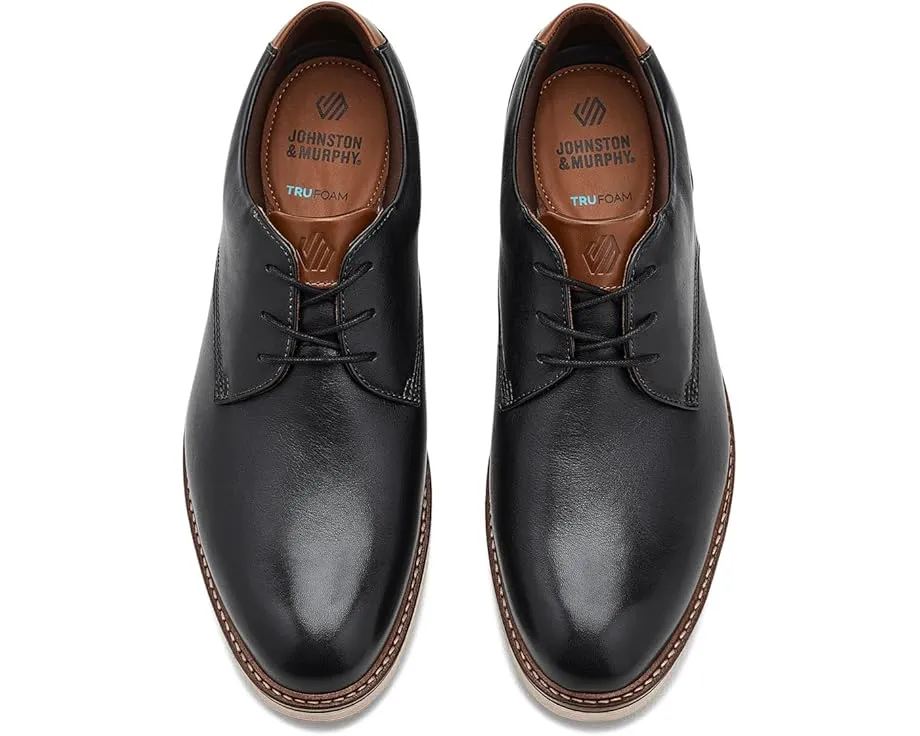 Туфли Johnston & Murphy Tyson Plain Toe с памятью формы и подошвой TRUFOAM