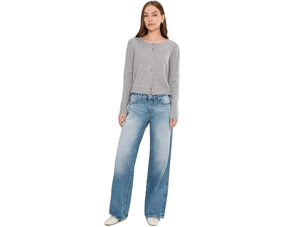 Джинсы Adria Low Rise Baggy Wide Leg с низкой посадкой и широкими штанинами в цвете Stockholm Snowdrift от AG Jeans