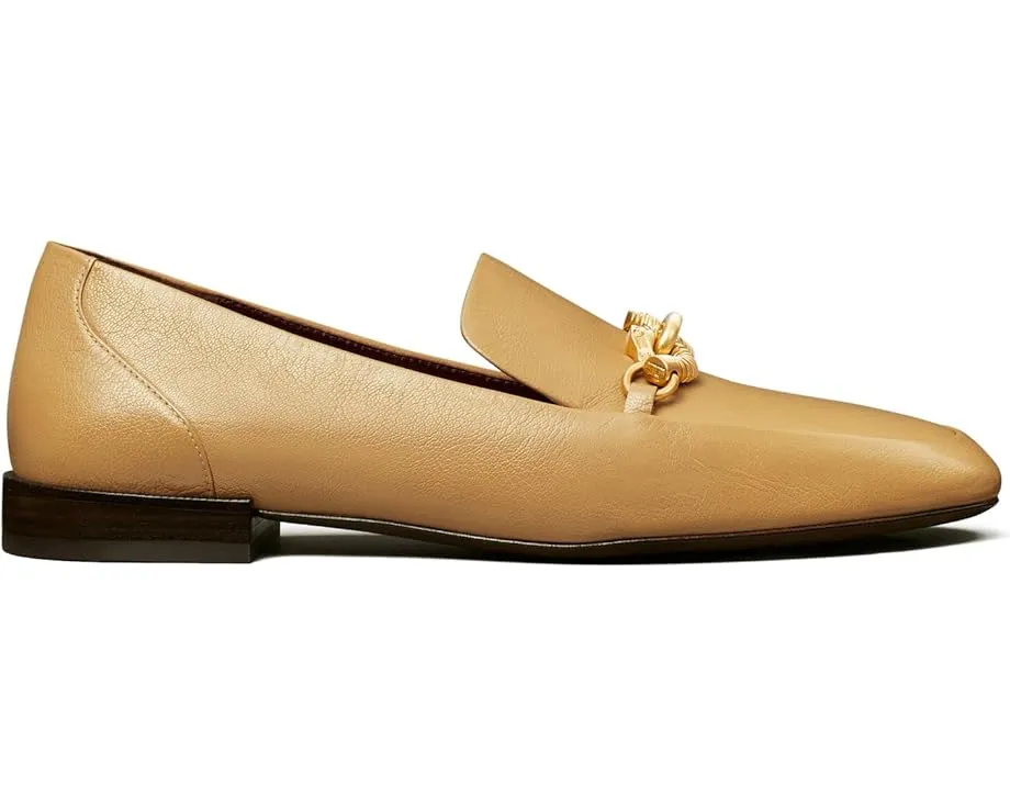 Кожаные лоферы Tory Burch Jessa с квадратным носком и низким каблуком