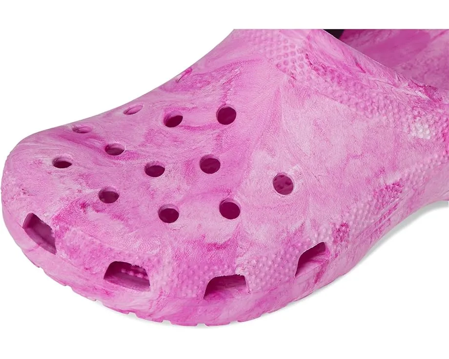 Crocs Classic Marbled Tie-Dye Clogs детские сабо в технике тай-дай