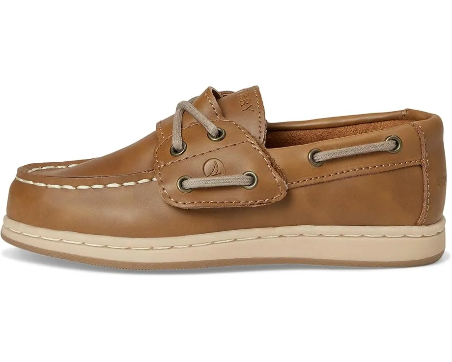 Детские мокасины Sperry Cup II с эластичными шнурками и стелькой из пены с эффектом памяти