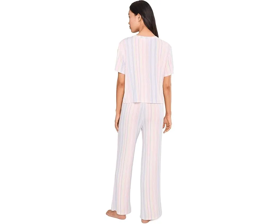 HONEYDEW пижамный комплект из футболки и широких брюк с манжетами