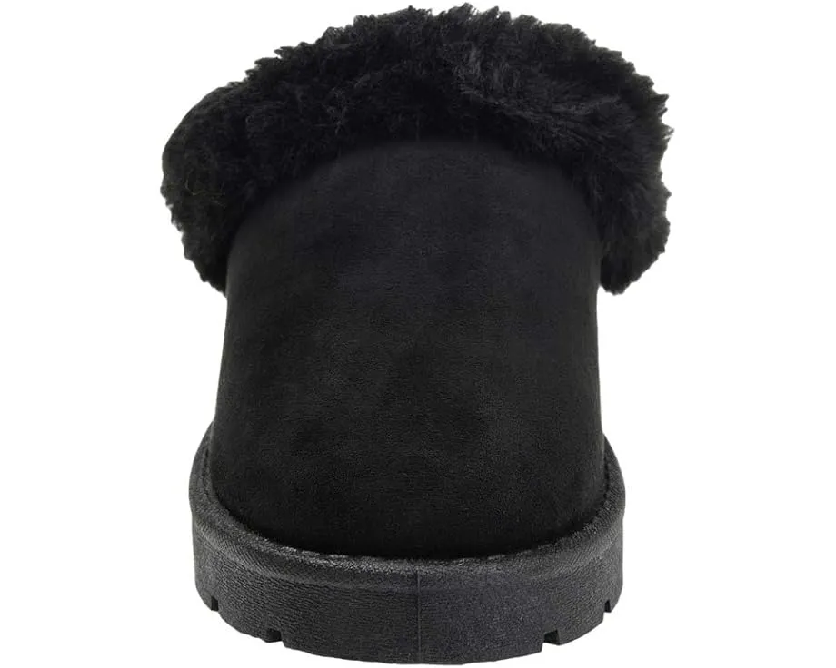 Тапочки Journee Collection Faux Fur Trim Whisp с искусственным мехом и платформой
