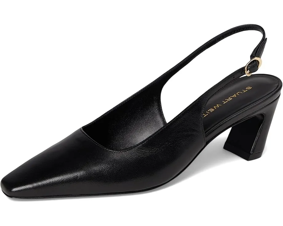 Босоножки Stassi Slingback 50 Stuart Weitzman с квадратным носком