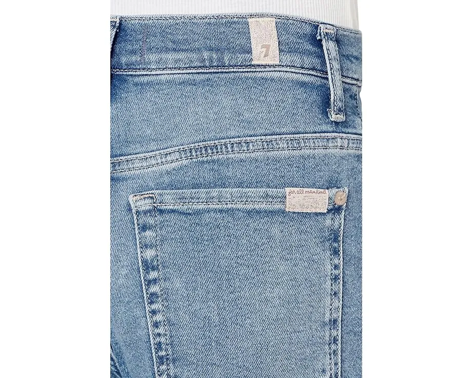 7 For All Mankind джинсы Stovepipe Straight Ankle цвета Oceanstone