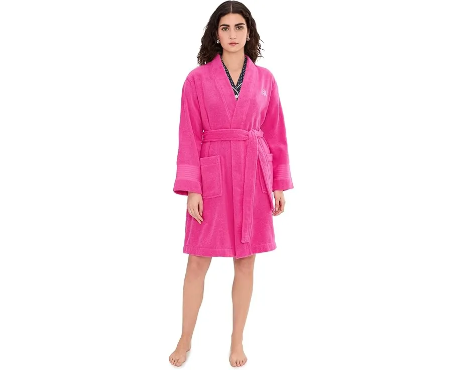 Халат Lauren Ralph Lauren из плюшевого махрового полотна с поясом