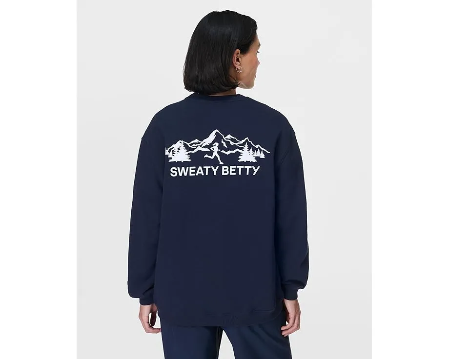 Длинный оверсайз свитшот Sweaty Betty Explore More