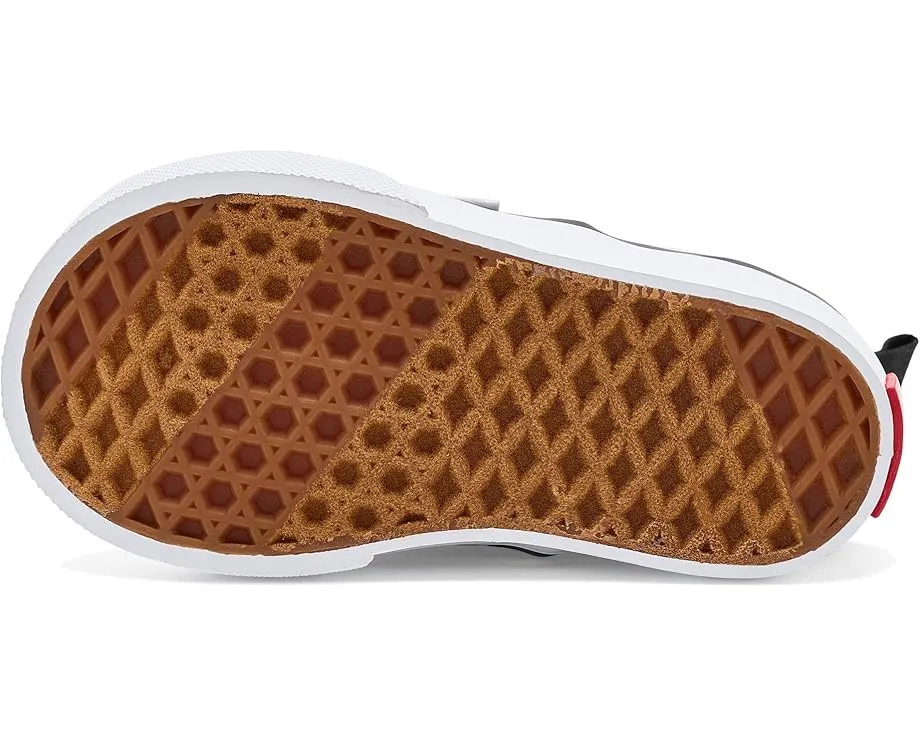 Детские кеды Vans Kids Authentic Elastic V на липучке с эластичными шнурками